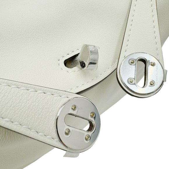 Hermes Lindy Verso Swift Nata Sesame B Stamp 2way Ivory MINI Handbag Shoulder... - Picture 15 of 16